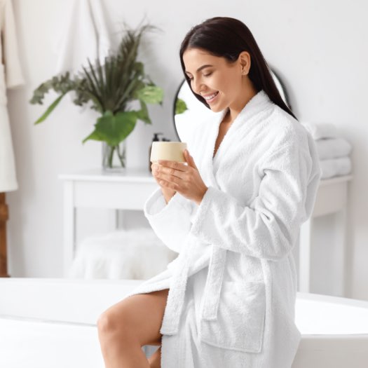 Relaxing auf dem Bidet